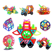 Magnetic bulding blocks Childrens toys variety magnet 3 girls 4-6 years old boys assemble puzzle brain loose patch