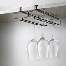 Kitchen hanging cabinet lower rack cabinet double row red wine cup holder tall cup holder wine cup holder inverted rack