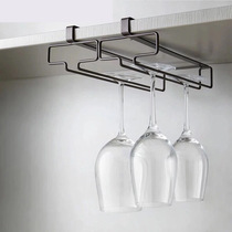 Kitchen hanging cabinet lower rack cabinet double row red wine cup holder tall cup holder wine cup holder inverted rack