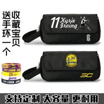 Basketball Pen Bag Boys Day Gift Owen Durant James Women Curry Around Warriors Pencil Case