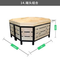 Shelves Water Supermarket Food Racks MULTIFUNCTIONAL COMMERCIAL FRUIT SHELF WATER FRUIT STORE SUPERMARKET FRUITS AND VEGETABLES HEAPS OF FRUIT IN THE MIDDLE OF THE ISLAND