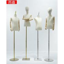 New men and women clothes clothing clothes shop models children models childrens children clothes half-body show shelves with headman table props racks