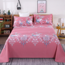 Pure cotton old coarse cloth sheets thick double bed 100% cotton single single encrypted sheet summer canvas mat single piece