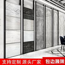 New Ceramic Show Shelf Tile Ground Brick Wall Brick Seamless edge Display Rack Large Plate Brick Stone Multifunctional ceramic Show