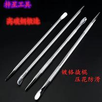 Crowbar steel truck crowbar rope tightening steel heavy-duty pry bar tool high hardness grate tire tire