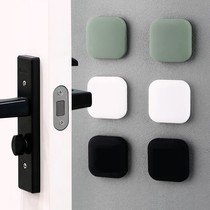 Door suction anti-collision suction wall invisible silicone thickened anti-theft door buffer outdoor black sliding door buffer door stop