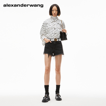 Alexander WANG Alexander King Alexander Wang Dark Retro Grey Washed bite shorts grey