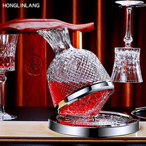 Rotating tumbler Sobering Wine Crystal creative fast shaking home light luxury high grade