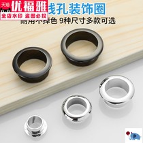 Computer desk threading computer network cable table cover practical new cable home manager desk wire hole junction box hole cover