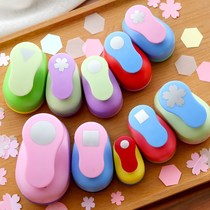 Cherry Blossom Puncher Single Hole Handbook diy Card Sulfate Paper Round Geometric Figure and labor-saving large embossing machine