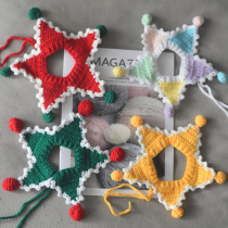 Christmas cat hand knitted collar dog collar dog scarf kitten puppies towel New Year accessories