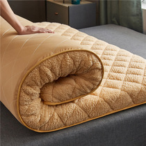 Lamb cashmere mattress upholstered winter thickened plus velvet warm tatami home 1 5 1 8m single double sponge pad