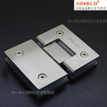 Reinforced stainless steel bathroom clip frameless door glass clip shower room glass hinge 180 degrees