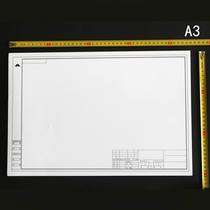 Works drawing drawings customized A4 A3 A2 thickened blank marker pencers mechanical drawings framed engineering