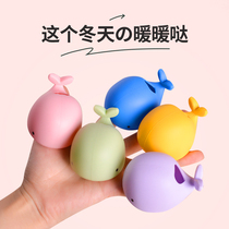 Soft silicone hand warm eggshell self-heating hand warm treasure small portable hand holding warm egg warm baby replacement core Children students