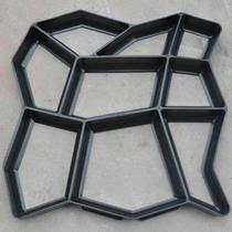 Cement floor die plane embossing printing Garden floor parking lot landscape pavement ground