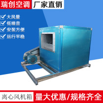 Motor External low-noise centrifugal fan chassis HTFC large air volume ventilation and smoke exhaust dual-purpose Cabinet Fire fan