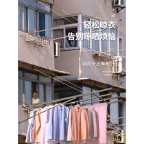 Clothes pole clothes pole ya fork household clothes fork stainless steel fork clothes pole pick rod clothes pole clothes fork