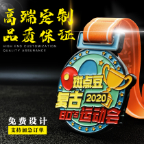 Metal marathon medals customized event listing commemorative medals creative games champion medals