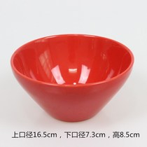 Spot Mid-Autumn Bo Cake Special Bowl China Red Bowl Wedding Bowl 6 5 inch Bobcake Bowl