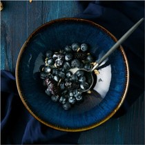 Spot Japanese Ceramic Fruit Salad Bowl Large Ramen Bowl Soup Bowl Bubble Bowl Bubble Bowl Home