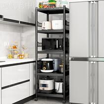 Kitchen clamp frame landing multi-layer multi-function boiler holder microwave rack household storage frame
