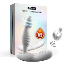 JEUSN prostate massager posterior anal plug wireless remote control series Jiuxing poisonous dragon drill heating version