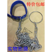 1 9 m lengthened pet iron chain 4 3 mm coarse medium canine dog chain metal iron chain traction rope dog belt