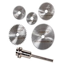 6pc high speed steel small saw blade HSS electric saw blade metal Woodworking cutting piece for electric grinding electric drill