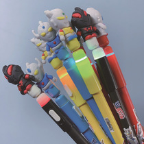 Altman Gel Pen Net Red Magnet Turn Pen Foldable Luminous Not Inverted Pen Pupils Cool Pen Black