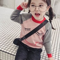 Men and women childrens clothing year old base shirt autumn and winter childrens coat clothing childrens long sleeve T-shirt tide 1-5 baby