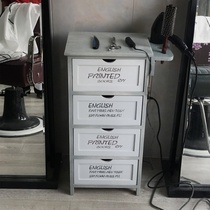 Retro Solid Wood Hairdressers Cabinet Multifunction Beauty Hairdressing wooded locker Locker Hairdressers Cabinet Hairdressers