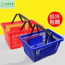 Lanzi plastic farm with a new hand-carried womens cabbage basket shopping basket car basket wall-mounted bamboo woven hand-held