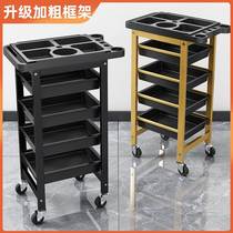 New hairdresser hairdresser tool vehicle multi-function shelf hairdresser barber shop hot cart pack