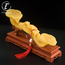 ESSONIO Topaz Ruyi Ornament Company Opening Gifts Fortune Auspicious Moving Housewarming Gift High-end