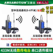 lora wireless remote communication RF module serial port transceiver RS485 422 232 radio 433M transmission