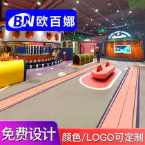 Oubina roller skating sports floor physical fitness training special floor mat indoor shopping mall runway custom pattern floor glue