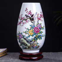 New Chinese Jingdezhen Ceramic Vase Living Room Flower Arrange TV Cabinet Dry Flower Porcelain Decoration Home Accessories Ornaments