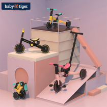 Childrens tricycle slipping baby walking artifact trolley baby super light folding stroller with baby