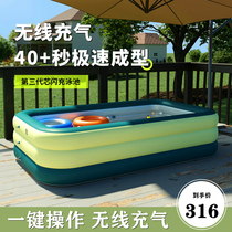Swimming pool home foldable baby baby baby swimming bucket family adult child bath inflatable pool large