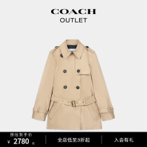 (Membership coupon) COACH Coco-Chi Ole Classic logo refuting the short wind dress lady