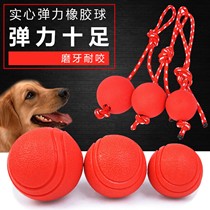 Pet dog training interactive ball dog toy ball resistant to bite puppies solid ball large dog horse dog horse dog grinding elastic ball