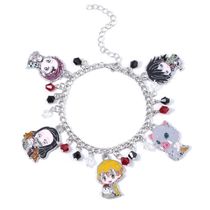 Net celebrity explosion anime ghost blade bracelet black bean charcoal Zhilang Yi Zhisuke color doll character pendant