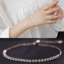 New simple bracelet single layer micro-inlaid zircon hand extension chain fashion bracelet