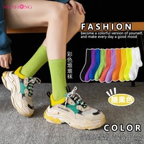 Jk Sox children ins Chauffins Chauffins Shot spring summer style Sox outside wearing pure cotton heaps Sox sports Sox Lovely Japanese stockings