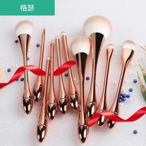 Small waist makeup set brush 5 sets 10 sets for beginners A full set of professional beauty tools Goblet brush portable