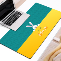 Oversized game mouse pad Animation e-sports professional wrist thickened lock edge small mouse pad Cute female pink custom advertising custom computer home office shortcut key table pad