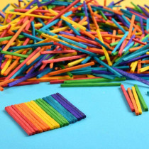 Fire stick color matchstick Childrens handmade diy production material pack matchstick kindergarten handmade puzzle