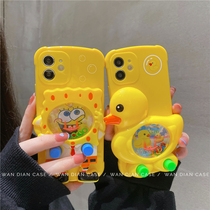 Circle game console for Apple 13 phone case iphone12 11pro max xr xsmax cute 7p cartoon 8plus personality Creative x female Silicon