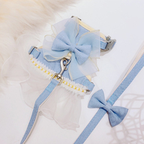 Kitty Traction Rope Fairy Vest Type Chest Braces Go Out Kitty Special Anti-Escape Cat Rope Bolt Cat Chain Sub
